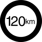 Speed 120 km