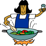 Woman Cooking 2