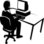 Man at Computer 05
