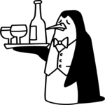 Penguin & Serving Tray
