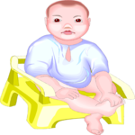 Baby on Potty 2