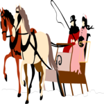 Horses & Sleigh 1