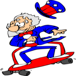 Skateboarding - Uncle Sam