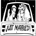Just Married Car 6