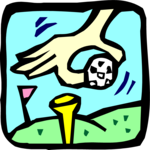 Golf Ball & Tee 3