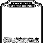 Take Dad to Dinner Frame