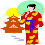 Woman with Umbrella