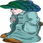 Boy Wearing Overcoat