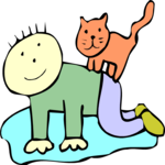 Cat on Back 3