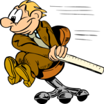 Businessman Rolling