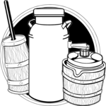 Milk Can Collage