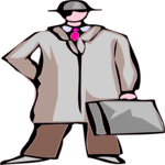 Businessman & Briefcase 2