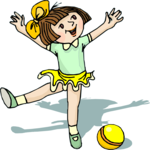 Girl Playing