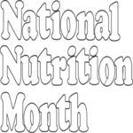 National Nutrition Month