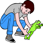 Boy & Frog 1