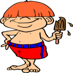 Boy with Popsicle 1