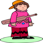 Boy with Stick 3