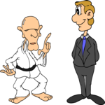 Businessman Getting Advice