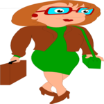 Woman with Briefcase 2