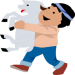 Boy with Lamb