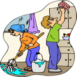 Cleaning Kitchen 2