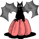 Pumpkin & Bat 3