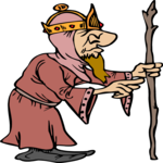 King with Staff