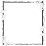 Wood & Leaf Border