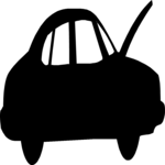 Car with Hood Up