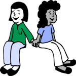 Girls Sitting
