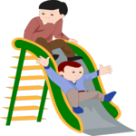 Kids on Slide