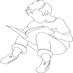 Boy Reading 01