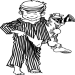Boy in Pajamas