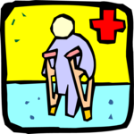 Walking on Crutches