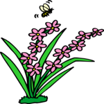 Plant with Bee