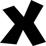 Slanted X