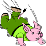Pig Falling