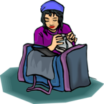 Girl Packing