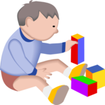 Boy with Blocks 2
