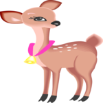 Fawn with Bell