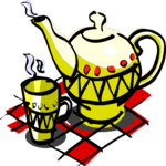 Teapot & Cup
