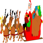 Santa & Reindeer 04