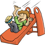 Child on Slide