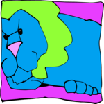 Peeking Lion
