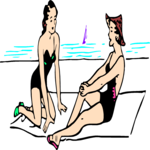 Beach Socializing 2