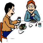 Dining with Friend 1