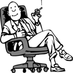 Businessman Smoking 2