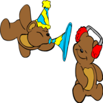 Teddy Bear & Horn