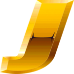 Gold  Italic J