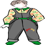 Boy in Overalls 3